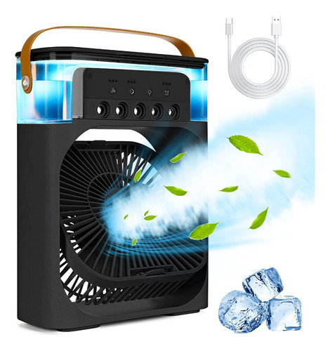 Mini Ar Condicionado Climatizador Portátil Água Gelo Bivolt 