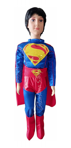 Disfraz De Superman Súper Héroe Liga De La Justicia Niño Regalo Superhéroes Todo Incluido 