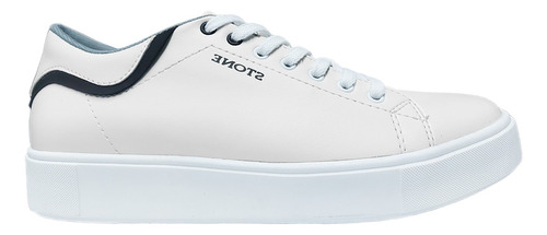 Zapatillas Stone Royal Aplique Cuello Off White Blanco