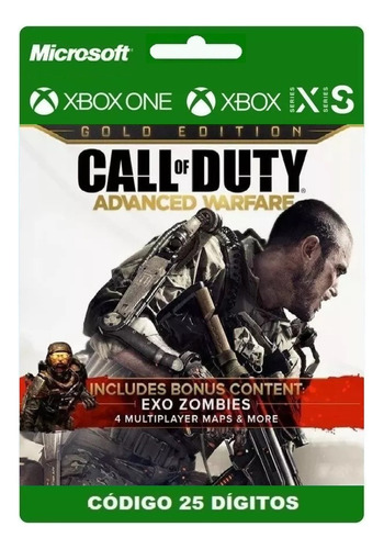 Call Of Duty: Advanced Warfare Ed. Gold Xbox One 25 Dígitos