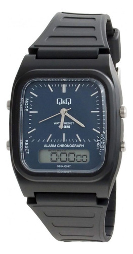 Reloj Para Unisex Q&q Gz04j009y Negro