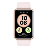 Huawei Watch Fit New 1.64  Caja De  Fibra Polimérica Rose Gold, Malla  Sakura Pink De  Silicona