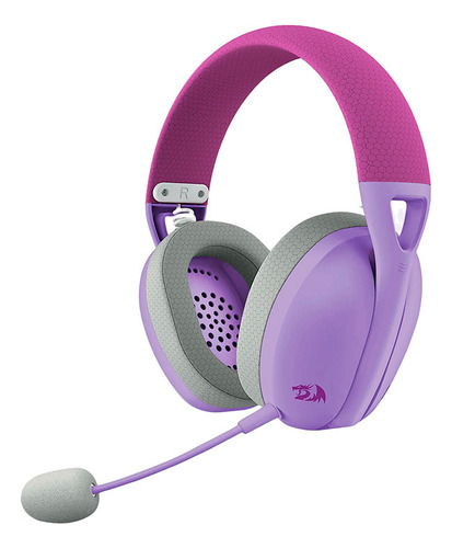 Fone Headset Gamer Ire Pro H848 Bluetooth/wireless Roxo