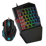 Juego De Teclado Para Una Mano Gaming Mouse J50, Accesorio D