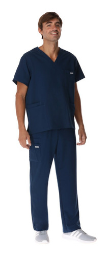 Mediform Conjunto Uniforme Médico Quirúrgico Hombre Azul Nav