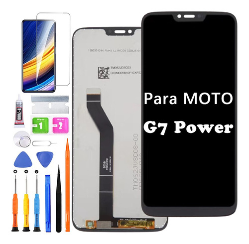 Pantalla Lcd Táctil Para Moto G7 Power Xt1955 Original