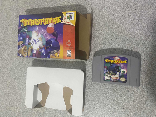 Tetrisphere Nintendo 64 Juego Original En Caja Custom