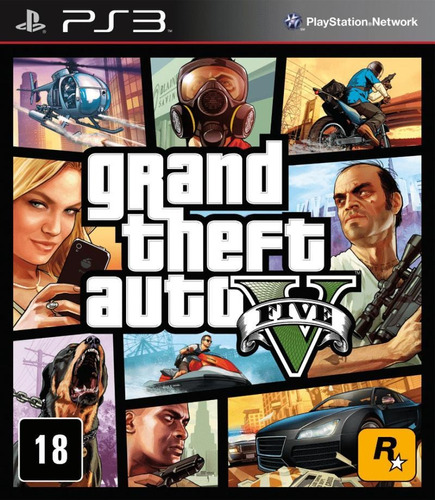 Grand Theft Auto 5 - Ps3 Mídia Física Original