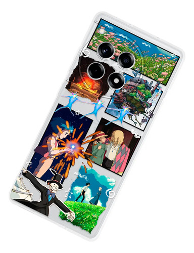 Funda Para Oneplus El Increíble Castillo Vagabundo Anime Postal Collage Studio Ghibli