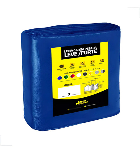 Lona Plástica Grossa 300 Micras Impermeável 2x3 Multiuso 3x2
