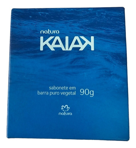 Jabon Barra Natura Kaiak Cremoso Vegetal 90 Grs