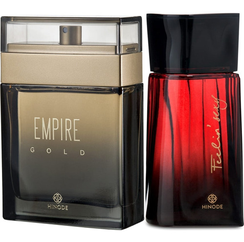 Kit Perfume Masculino Feelin. Empire Amadeirado.