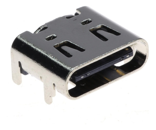 20pzs Conector Micro Usb Tipo C Hembra 16 Pines 7.2x9x3.1 Mm