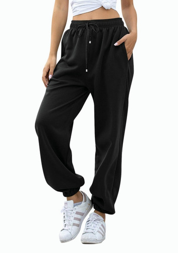 Pantalon Jogger Deportivo Afelpado Comodo Para Mujer