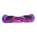 Skate Elétrico Hoverboard Hnq 6.5   Purple Space Com Alça 6.5 Cm