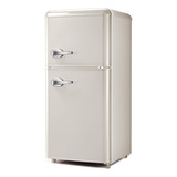 Tymyp Refrigerador Retro Con Congelador, 3.2 Pies Cubicos Mi