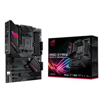 Tarjeta Madre Asus Rog Strix B550-f Gaming Wifi Am4 Ddr4 Atx Color Negro | Meses sin interés