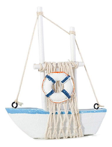 Maqueta De Barco De Vela Artesanal, Barco Náutico, Regalo De