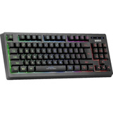 Teclado Gamer Marvo K607 Sp Membrana 87 Teclas Usb Luz 3 Col Color Del Teclado Negro