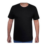 5 Camisas Sublimação 100% Poliéster Preta G1 G2 G3 Camiseta 