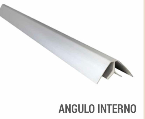 Perfil Ángulo Interno Cielorraso Revestimiento Machimbre Pvc