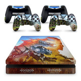 Skin Adesivo Protetor Ps4 Slim Horizon Zero Dawn Forbidden