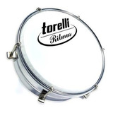 Tamborim Aluminio Polido Alt 60mm C/ 6 Afin - Torelli Rt107