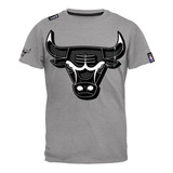 Playera Camiseta Black Chicago Bulls Moda Nba Basquetbol Unx