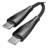 Cabo Usb-c 60w Duas Pontas Turbo Para iPhone 15 E 15 Pro