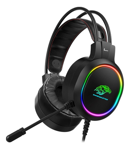 Headset Gamer K-mex Ar43 Digital 7.1 Led Rgb Conexão Usb