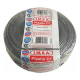 Cable Unipolar 1x6mm Negro Plastix Cf | Imsa (rollo 100mts)