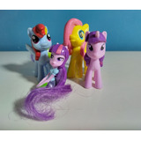 Muñecos Little Pony Twilight , Rainbow D, Fluttershy + Yapa 