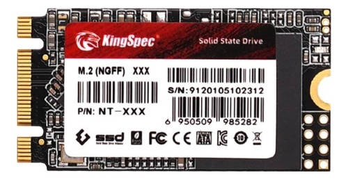 Ssd M.2 Sata 256gb 2242 Ngff Kingspec Chaves M + B