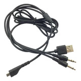 (b) Cable Divisor De Micrófono Rgb Pc Usb De 3,5 Mm Para Arc