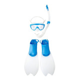 Set Buceo Speedo Scuba Infantil Mascara Snorkel Pata De Rana