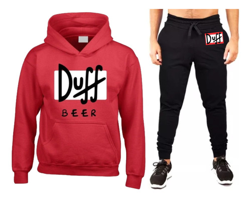 Conjunto Buzo+jogging-duff Beer Los Simpsons