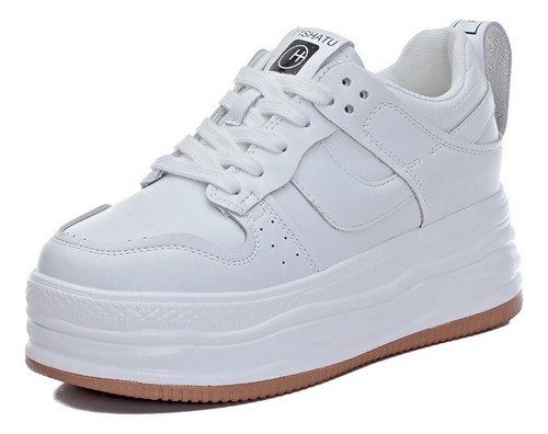 Zapatillas Casual De Mujer Con Altura Interior Añadida