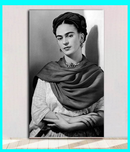 Cuadro Decorativo Frida Kahlo 29x50 Cm Foto Frida Arte Mex 