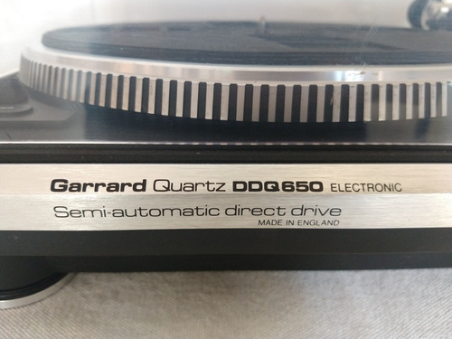 Garrard Quartz Ddq650 Electronic Tornamesa Tocadiscos 