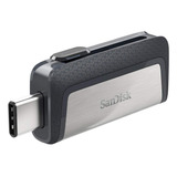 Unidad Sandisk Ultra Dual, 256 Gb, Usb-c, Usb 3.1, Retráctil