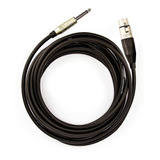 Cabo De Microfone P10 Mono Para Xlr Fêmea Amphenol 2 Metros