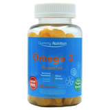 Omega 3  Sin Azúcar Vegano 60 Gomitas Sabor Naranja