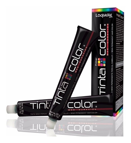 Loquay Tinta Color Semi-permanente, 2 Tubos C/60 G. C/u