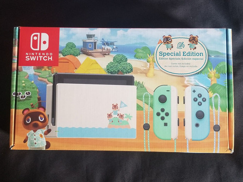 Consola Nintendo Switch 1.1 + Caja  Edición Animal Crossing 