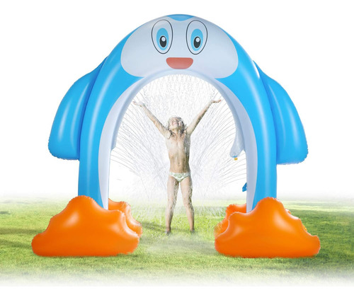 Hapah - Pingüino Inflable Para Niños, Juegos De Agua De Vera