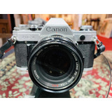 Canon Ae 1 + Lentes Y Flash