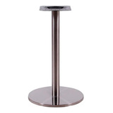 Base De Mesa Inox Redonda P/ Tampos Até 100cm Or 2202 Bistrô