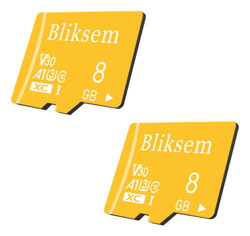 Paquete De 2 Tarjetas De Memoria Micro Sd Bliksem, Clase U3