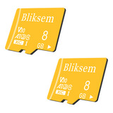 Paquete De 2 Tarjetas De Memoria Micro Sd Bliksem, Clase U3
