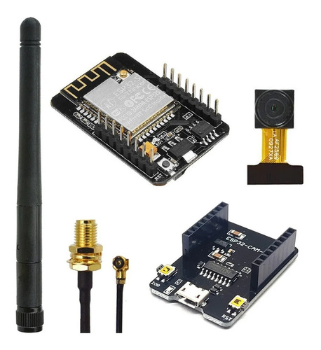 Esp32-cam C/ Câmera Ov2640 / Conversor Usb / Antena